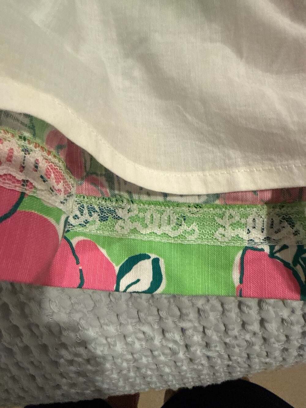 Lottie Strapless Dress in Green Bloomin Cacoonin Floral Butterfly Print - Picture 10 of 10